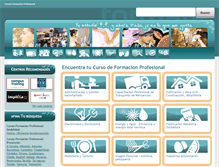 Tablet Screenshot of cursosformacionprofesionalfp.com
